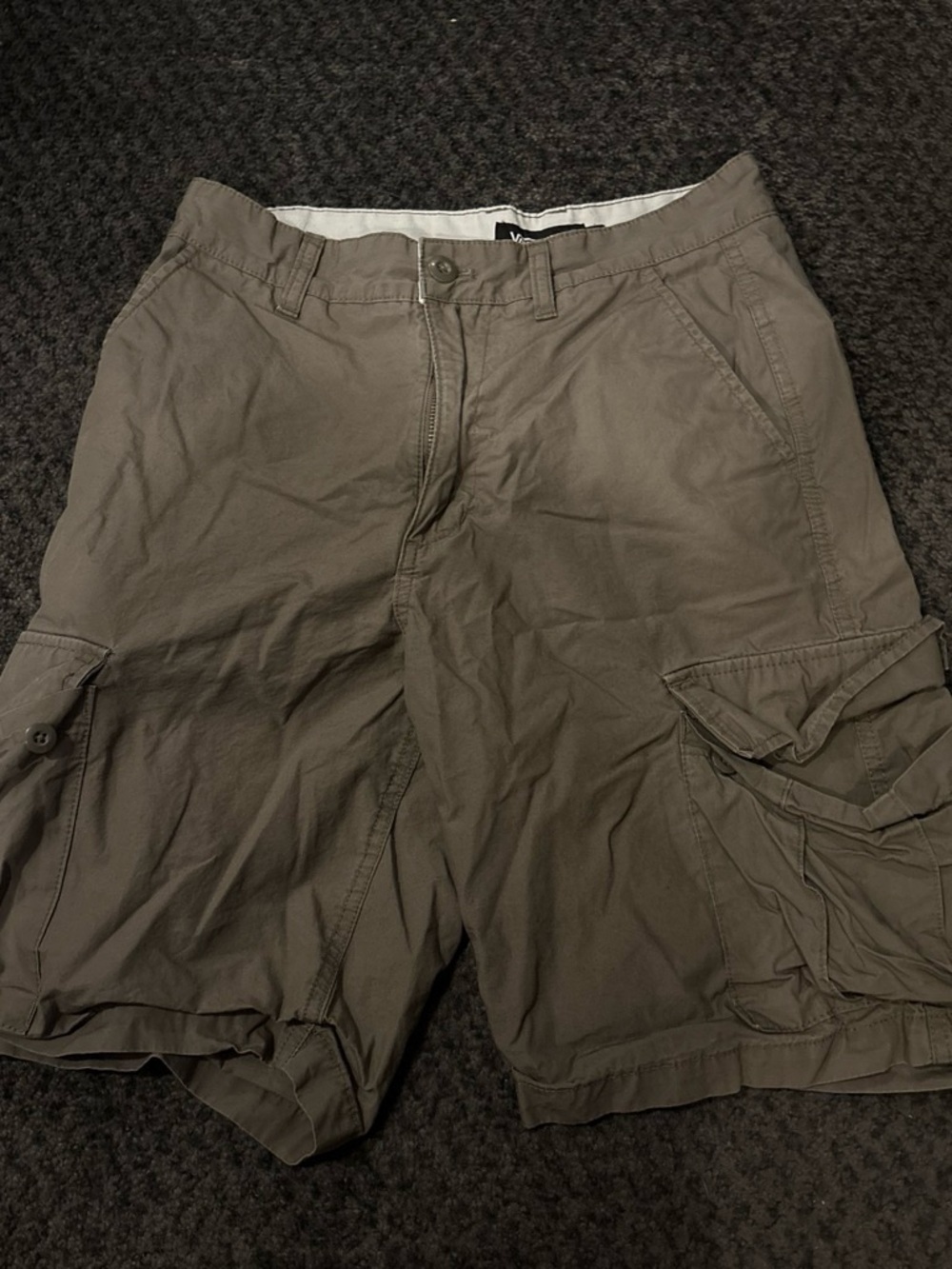Vans Men's Cargo Shorts in Olive